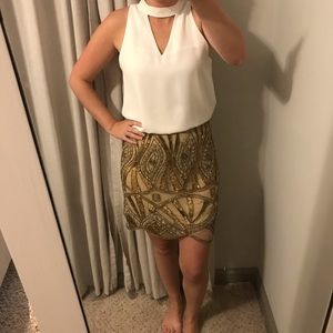 Free People Sequin Skirt